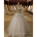 Elegant Strapless Tulle Lace Floor Length Real Cheap Wedding Dresses